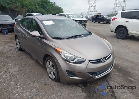 2011 Hyundai Elantra Gls z USA, uszkodzony, nr VIN 5NPDH4AE7BH003625
